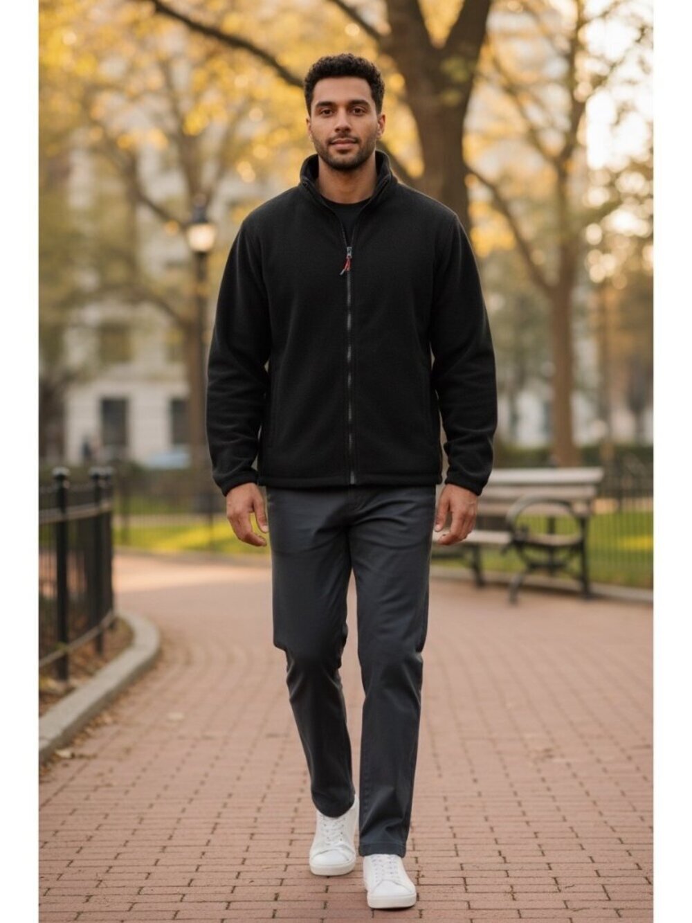 Ozark Trail Men’s Black Full Zip Jacket